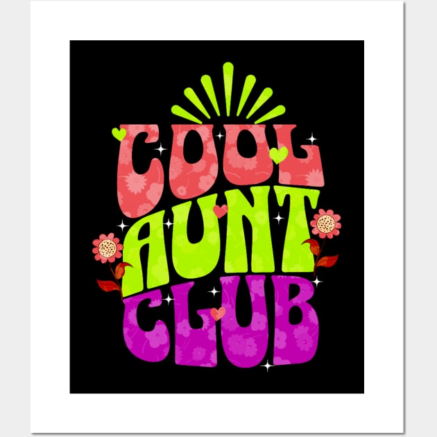 cool aunt club Wall Art by owdinop